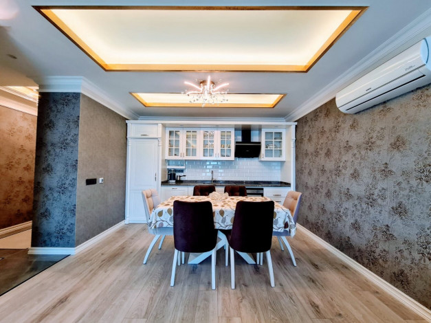 Трехкомнатная квартира с видом на море в шикарном комплексе премиум класса в районе Махмутлар, 100 м2 - Ракурс 4