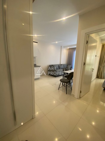 Меблированная квартира 1+1 в 200 метрах от моря. Каргыджак, Алания - Ракурс 8