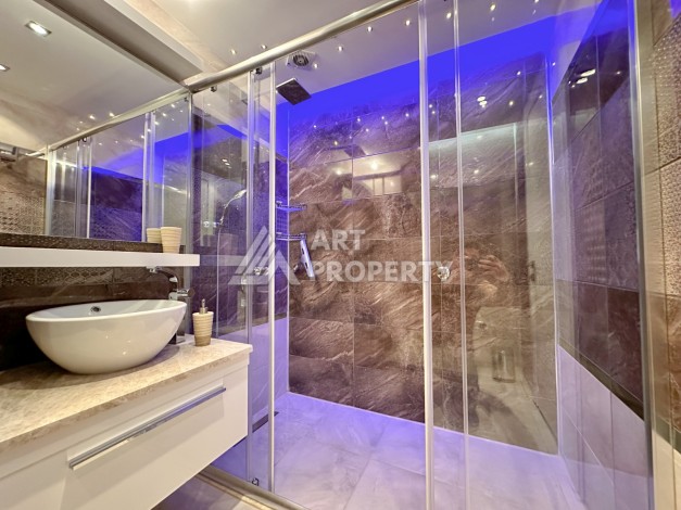 Светлый дуплекс 4+1 под ВНЖ в районе Оба, 250 кв.м. - Ракурс 48