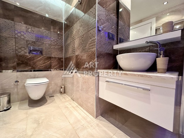 Светлый дуплекс 4+1 под ВНЖ в районе Оба, 250 кв.м. - Ракурс 51