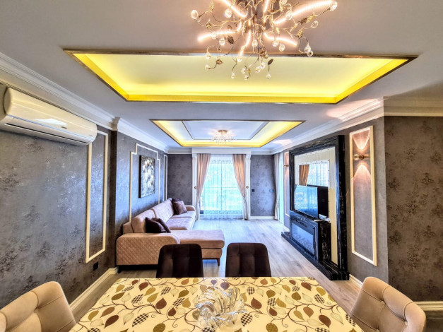 Трехкомнатная квартира с видом на море в шикарном комплексе премиум класса в районе Махмутлар, 100 м2 - Ракурс 23