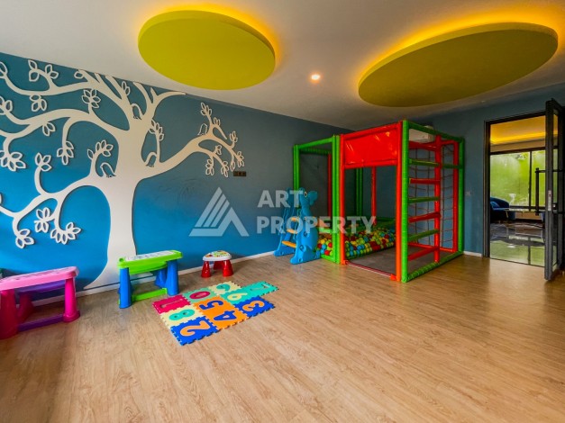 Двухкомнатная квартира в престижной резиденции, 50 кв.м. Центр, Алания - Ракурс 8