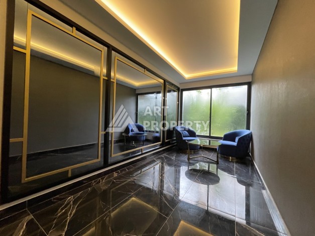 Двухкомнатная квартира в престижной резиденции, 50 кв.м. Центр, Алания - Ракурс 9