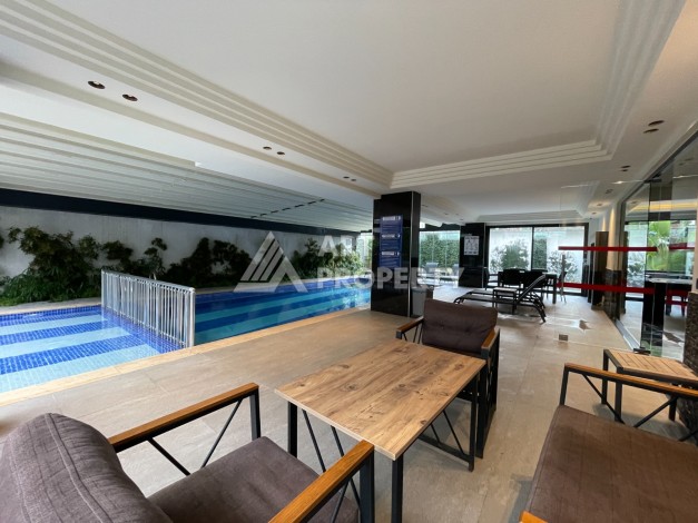 Двухкомнатная квартира в престижной резиденции, 50 кв.м. Центр, Алания - Ракурс 12