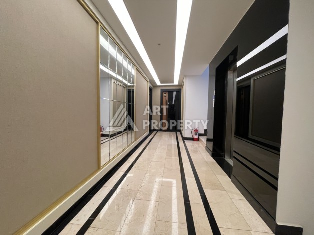 Двухкомнатная квартира в престижной резиденции, 50 кв.м. Центр, Алания - Ракурс 14