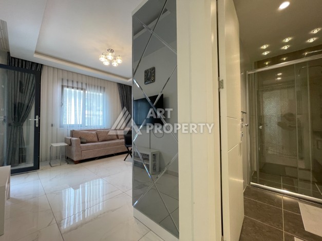 Двухкомнатная квартира в престижной резиденции, 50 кв.м. Центр, Алания - Ракурс 15