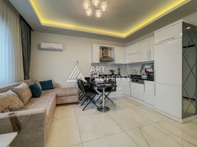 Двухкомнатная квартира в престижной резиденции, 50 кв.м. Центр, Алания - Ракурс 16