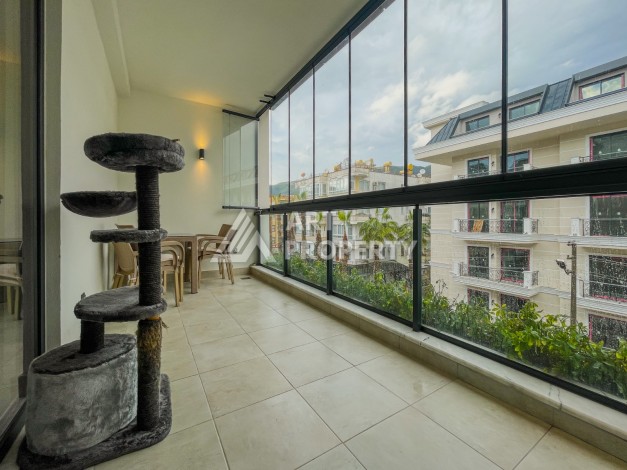 Двухкомнатная квартира в престижной резиденции, 50 кв.м. Центр, Алания - Ракурс 19