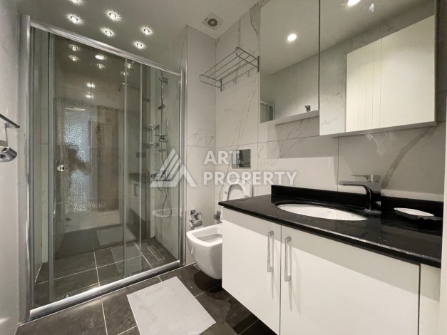 Двухкомнатная квартира в престижной резиденции, 50 кв.м. Центр, Алания - Ракурс 21