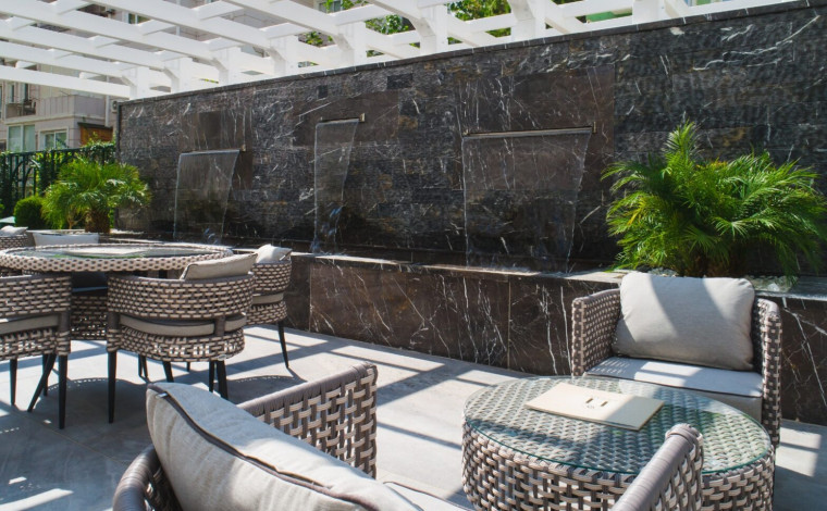 Трехкомнатная квартира с видом на море в шикарном комплексе премиум класса в районе Махмутлар, 100 м2 - Ракурс 44