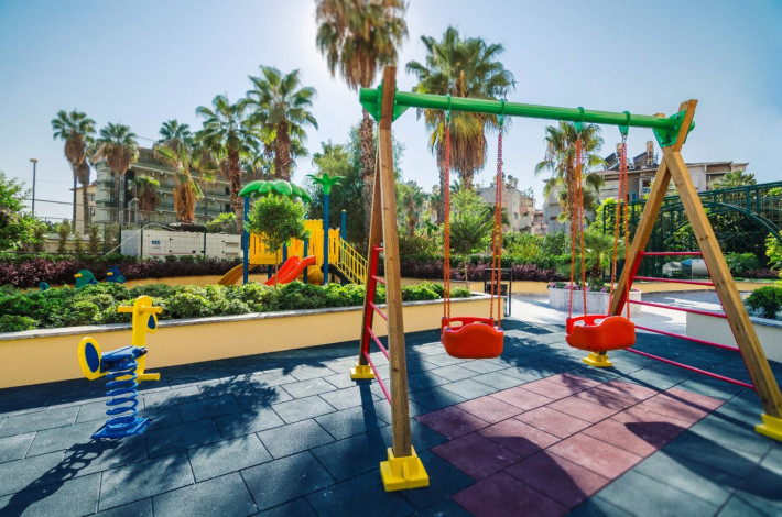 Трехкомнатная квартира с видом на море в шикарном комплексе премиум класса в районе Махмутлар, 100 м2 - Ракурс 45