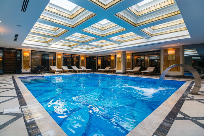 Трехкомнатная квартира с видом на море в шикарном комплексе премиум класса в районе Махмутлар, 100 м2 - Ракурс 56