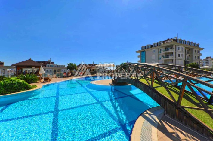 Просторная квартира 2+1 в престижном ЖК, 65 кв.м. Оба, Алания. - Ракурс 7