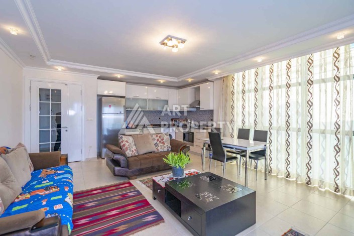 Просторная квартира 2+1 в престижном ЖК, 65 кв.м. Оба, Алания. - Ракурс 14