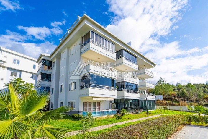 Уютная квартира 2+1 в окружении природы района Оба, 75 кв.м. - Ракурс 19