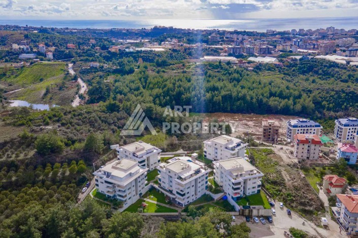 Уютная квартира 2+1 в окружении природы района Оба, 75 кв.м. - Ракурс 33