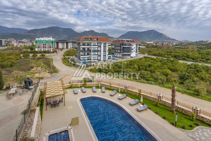 Современная квартира 2+1 в новом ЖК, 90 кв.м. Оба, Алания - Ракурс 2