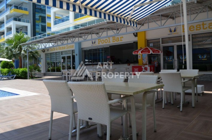 Меблированный дуплекс 2+1 в элитной резиденции, 140 кв.м. Кестель, Алания - Ракурс 2