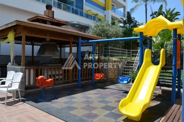 Меблированный дуплекс 2+1 в элитной резиденции, 140 кв.м. Кестель, Алания - Ракурс 3