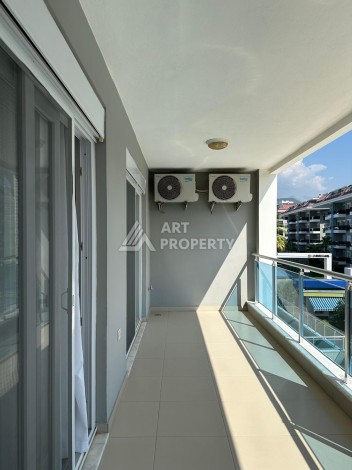 Меблированный дуплекс 2+1 в элитной резиденции, 140 кв.м. Кестель, Алания - Ракурс 12