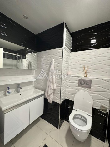 Меблированный дуплекс 2+1 в элитной резиденции, 140 кв.м. Кестель, Алания - Ракурс 13