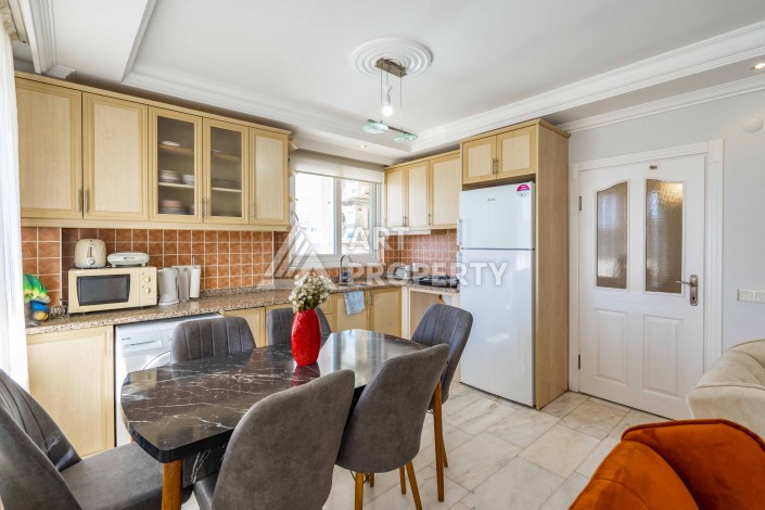 Двухуровневая квартира 4+1 в районе Оба, 800 метров от моря - Ракурс 12