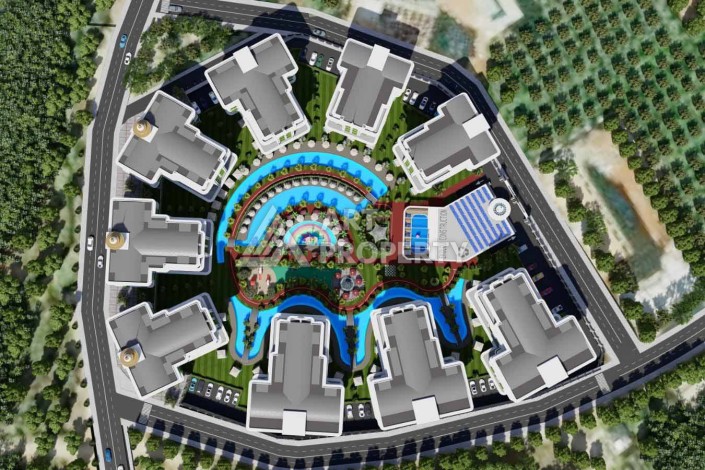 Роскошные пентхаусы 2+1 в районе Обa, Аланья - Ракурс 11