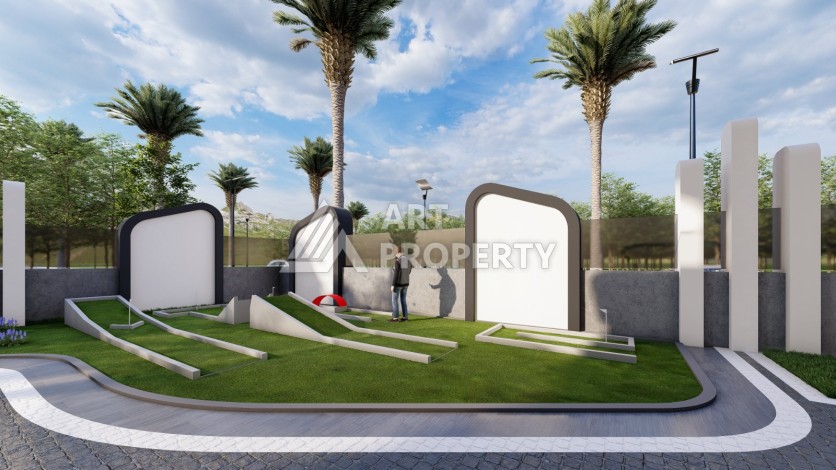 Квартира 2+1 в элитной новой резиденции, 600 м от моря в Махмутларе - Ракурс 5