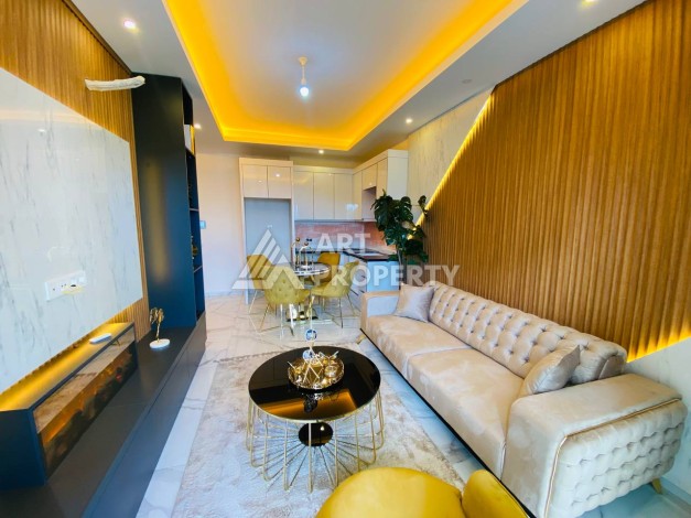 Квартира планировки 1+1, 47м2 в жилом комплексе на стадии строительства, Авсаллар - Ракурс 2