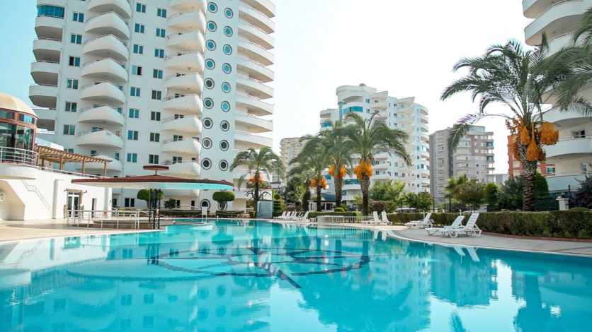 Трехкомнатная квартира в хорошем комплексе вблизи моря, 110 м2 - Ракурс 24