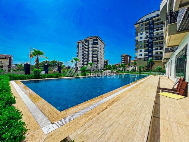 Квартира планировки 1+1, 47м2 в жилом комплексе на стадии строительства, Авсаллар - Ракурс 20