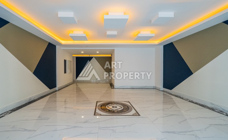 Квартира планировки 1+1, 47м2 в жилом комплексе на стадии строительства, Авсаллар - Ракурс 26