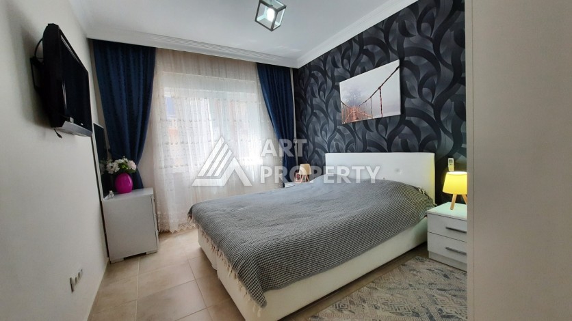 Просторная меблированная квартира 1+1 в 350 метрах от моря в Махмутларе. - Ракурс 13