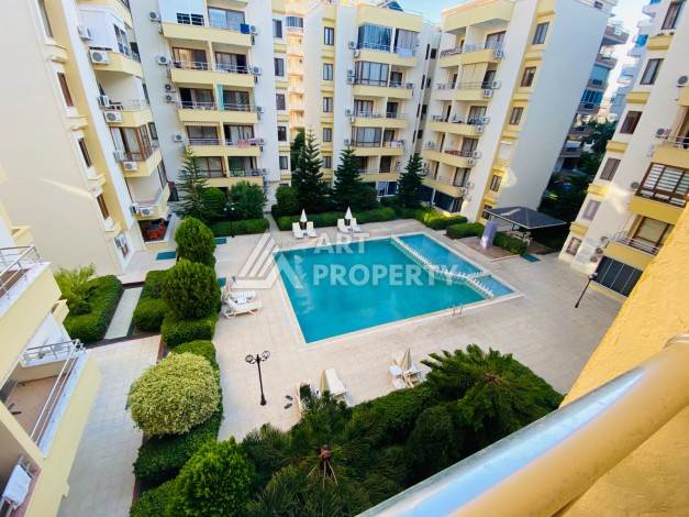 Двухкомнатная квартира с видом на бассейн в Махмутларе, 50 кв.м. - Ракурс 2