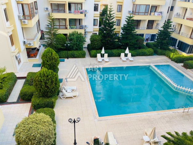 Двухкомнатная квартира с видом на бассейн в Махмутларе, 50 кв.м. - Ракурс 3