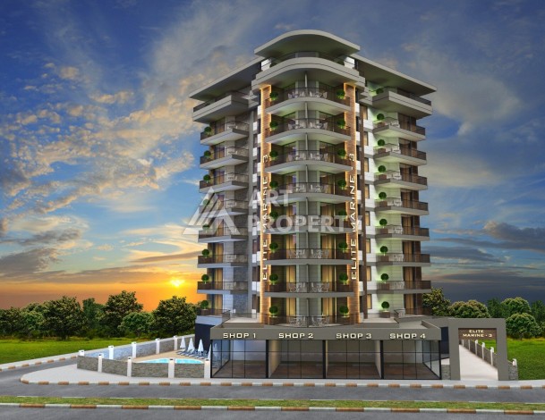 Квартира 2+1 с видом на море и крепость в районе Клеопатры, 80 кв.м. - Ракурс 13