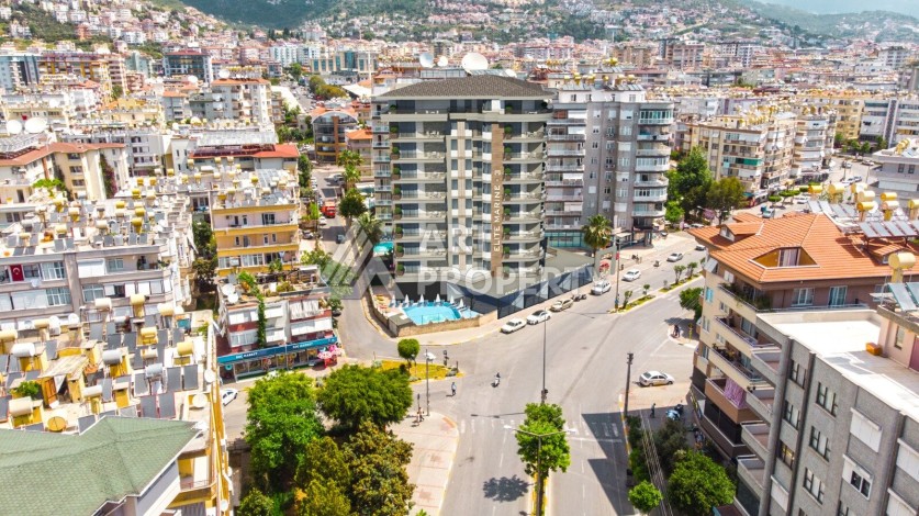 Квартира 2+1 с видом на море и крепость в районе Клеопатры, 80 кв.м. - Ракурс 23