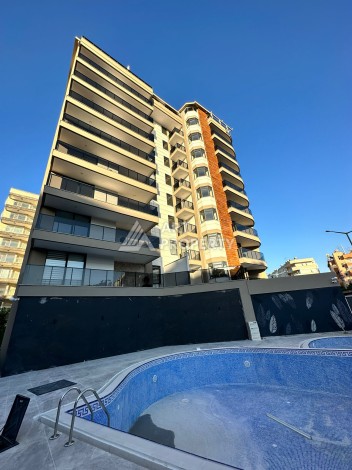 Квартира 2+1 с видом на море и крепость в районе Клеопатры, 80 кв.м. - Ракурс 25