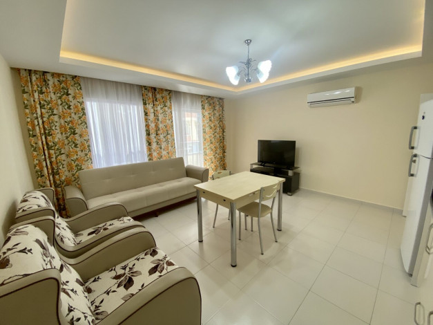 Просторная двухкомнатная квартира с мебелью и техникой, Махмутлар, Алания, 60м2 - Ракурс 5