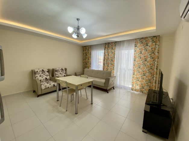 Просторная двухкомнатная квартира с мебелью и техникой, Махмутлар, Алания, 60м2 - Ракурс 7