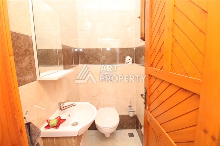 Вилла 3+1 с видом на море и крепость в Каргыджаке, 140 кв.м. - Ракурс 11