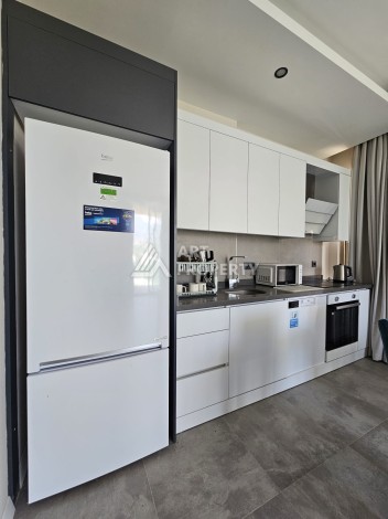 Квартира 1+1 с новой мебелью и техникой в Каргыджаке в 300 м от моря! - Ракурс 7