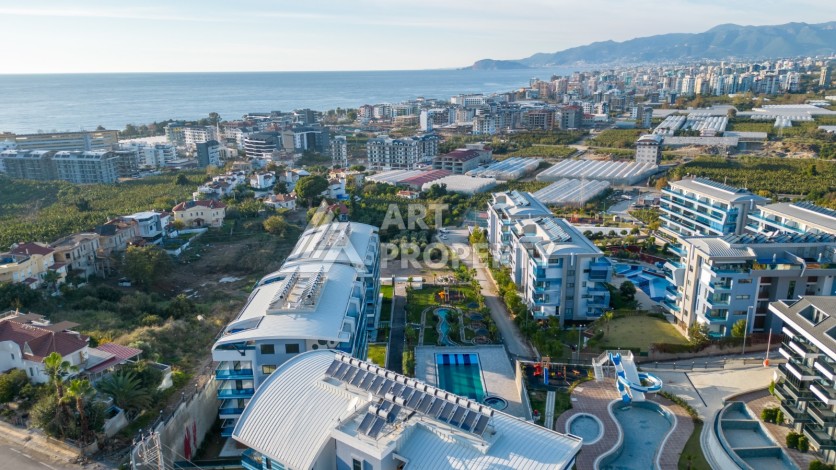 Двухкомнатная квартира 70 кв.м. в престижной резиденции, 300 м до моря. Каргыджак, Алания - Ракурс 3