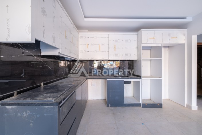 Двухкомнатная квартира 70 кв.м. в престижной резиденции, 300 м до моря. Каргыджак, Алания - Ракурс 12