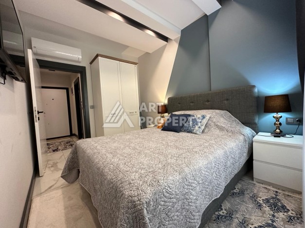 Меблированная квартира 55 кв.м. в центре Махмутлара. Новая престижная резиденция в 550 метрах от моря - Ракурс 8