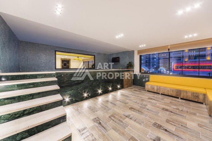 Меблированная квартира 1+1 в резиденции с отельной инфраструктурой в Махмутларе, 50 кв.м. - Ракурс 4