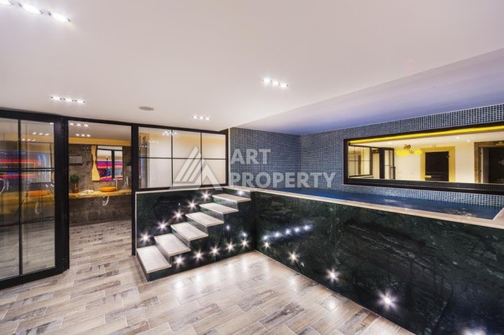 Меблированная квартира 1+1 в резиденции с отельной инфраструктурой в Махмутларе, 50 кв.м. - Ракурс 5