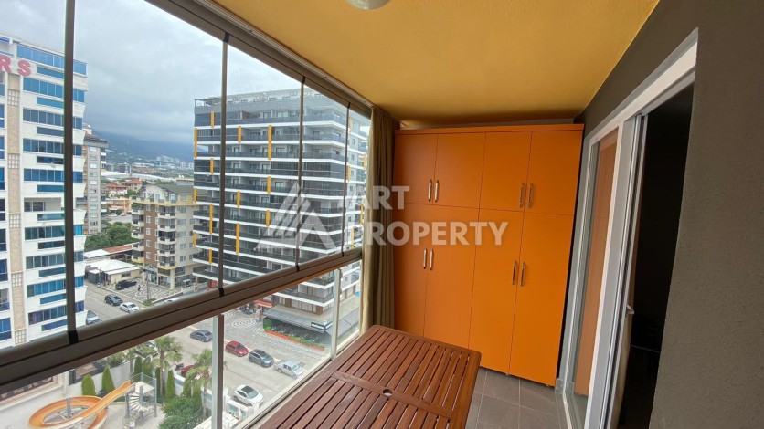 Меблированная квартира 1+1 в резиденции с отельной инфраструктурой в Махмутларе, 50 кв.м. - Ракурс 13