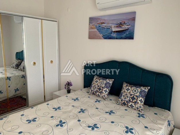 Меблированная квартира 1+1 в резиденции с отельной инфраструктурой в Махмутларе, 50 кв.м. - Ракурс 24