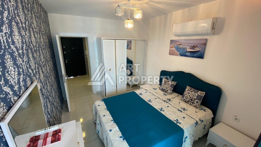 Меблированная квартира 1+1 в резиденции с отельной инфраструктурой в Махмутларе, 50 кв.м. - Ракурс 29